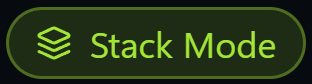 The play mode button set to Stack Mode